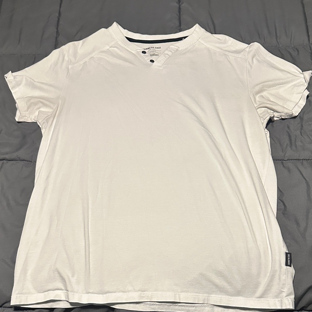 Kenneth Cole New York White Short Sleeve Tee